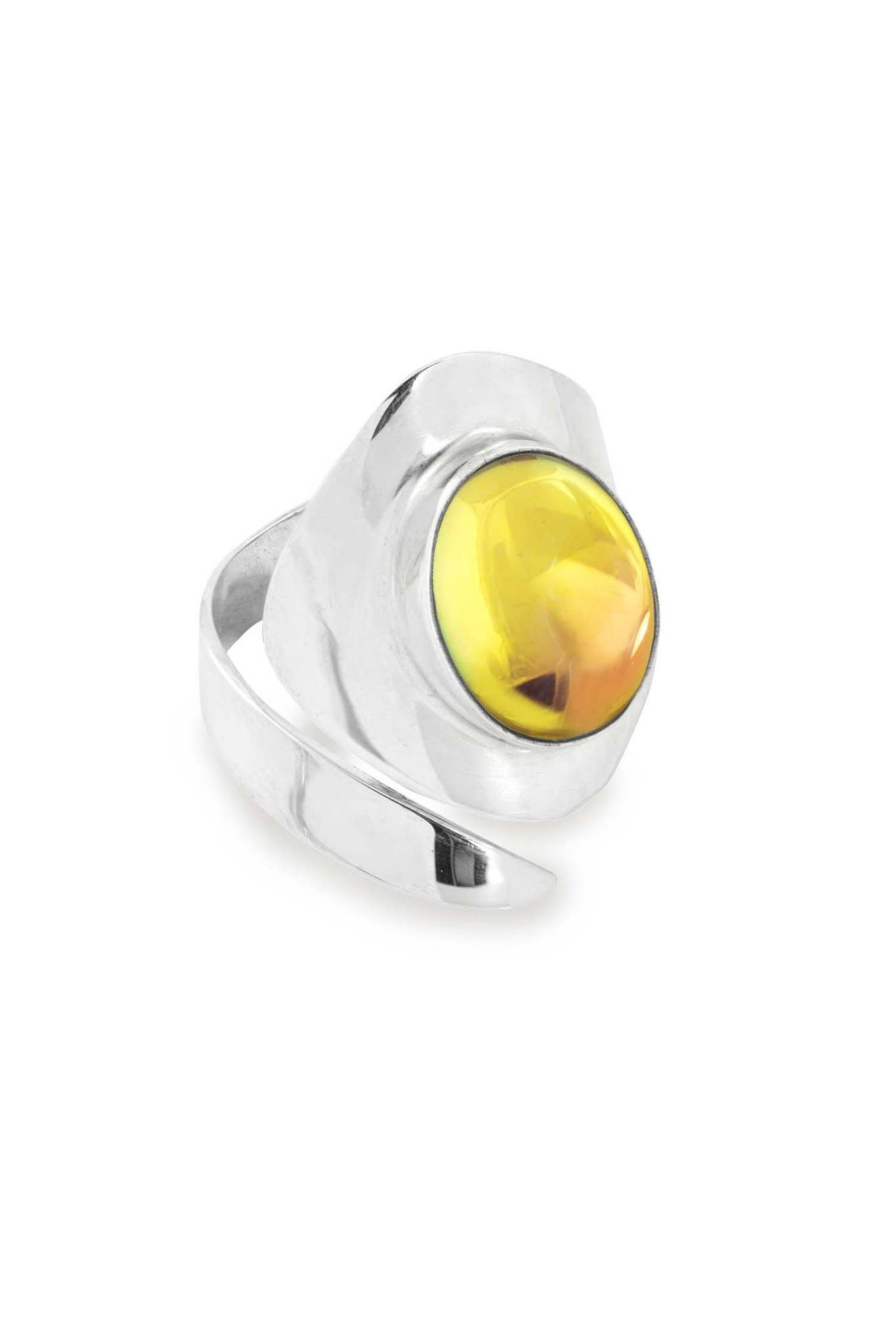 LeightWorks - Wholesale Cocktail/Statement Ring - Sting Ray Oval Ring Sterling Silver Crystal Jewelry2