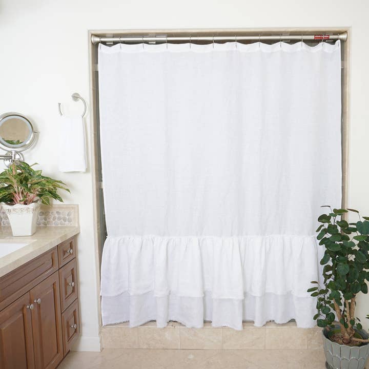 Native Linum - Wholesale Shower Curtain - Tara Shower Curtain