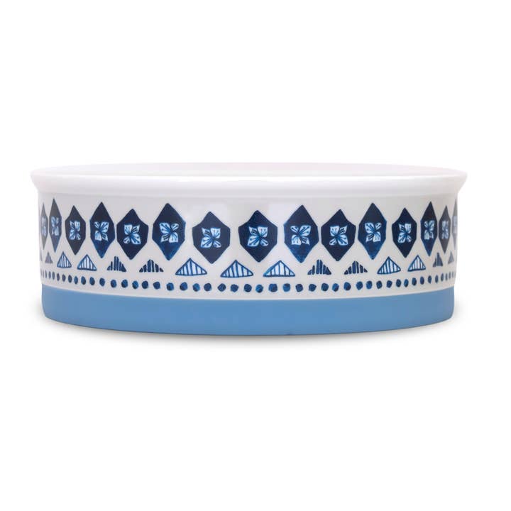 Indie Boho - Wholesale Pet bowl – Cat/dog - Noosa Nights - Designer Dog Bowls1