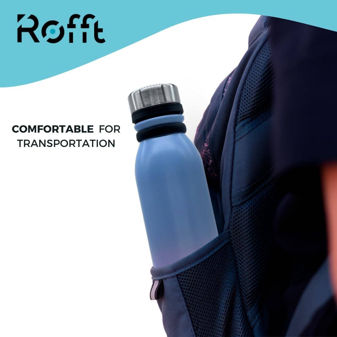 ROFFT USA LLC - Wholesale Water Bottle - 20 oz Insulated Water Bottle - Leak Proof, Stainless Steel, Thermo Bottle for Hot and Cold Drinks, Double Wall Insulation, Portable Water Flask for Travel, Outdoor38