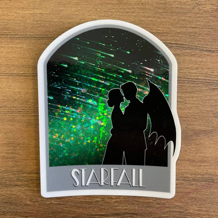 Starfall Rhys and Feyre ACOTAR, 3-inch Holographic Sticker for wholesale by Kingdom of Threads