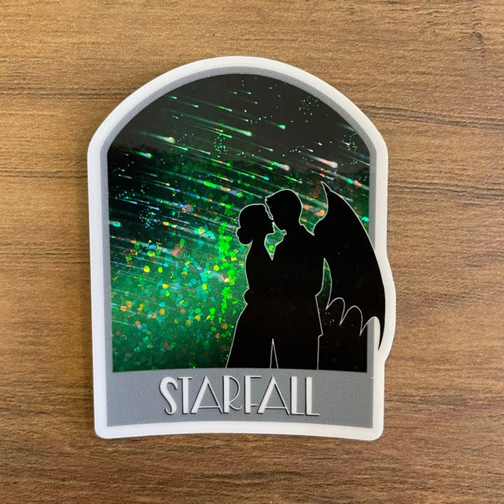 Wildly Enough - Wholesale Sticker - Starfall Rhys and Feyre ACOTAR, 3-inch Holographic Sticker