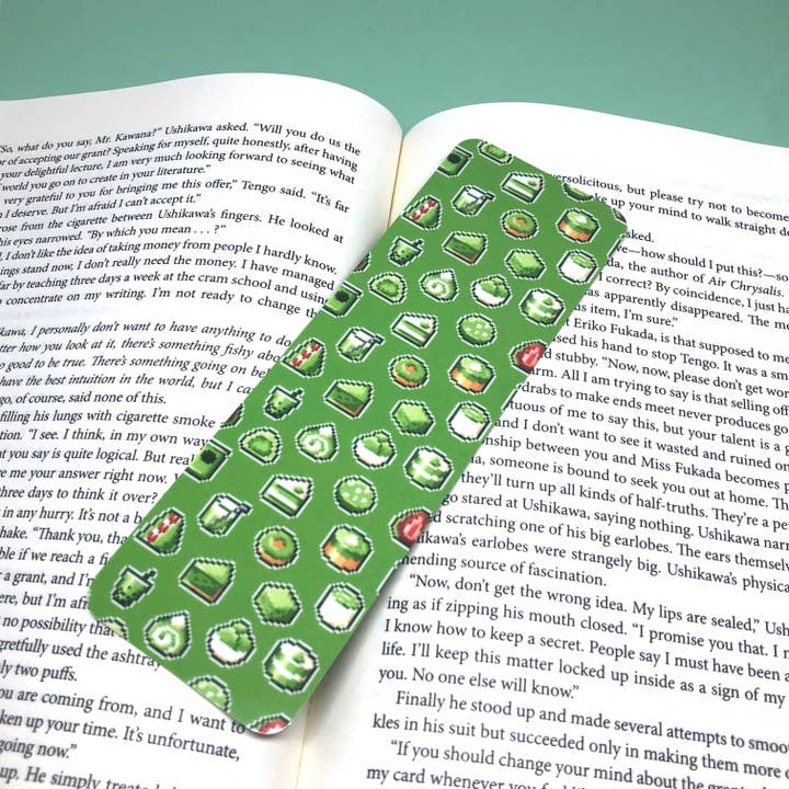 Pixel Matcha Sweets Bookmark for wholesale by Butay Art