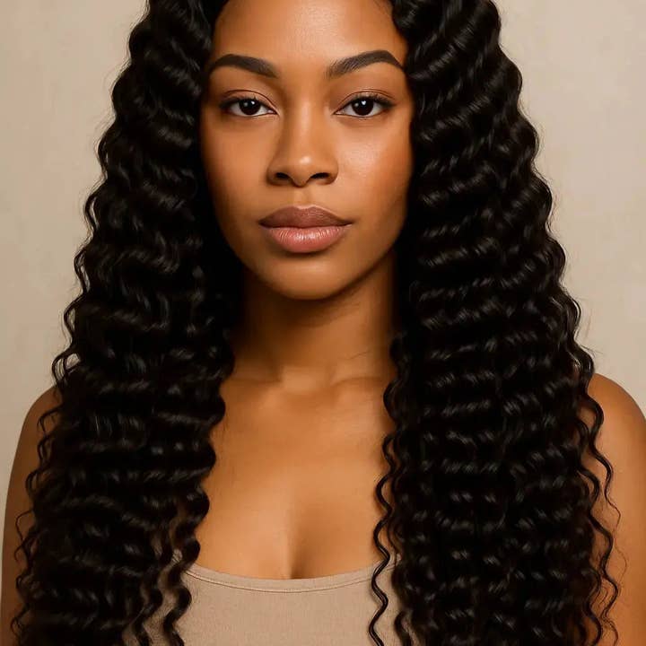 Natural KIWI Season Red Deep Wave Hair Extensions – 100% Human Hair Bundles | KIWI® 10–26 Inch for wholesale on Faire5