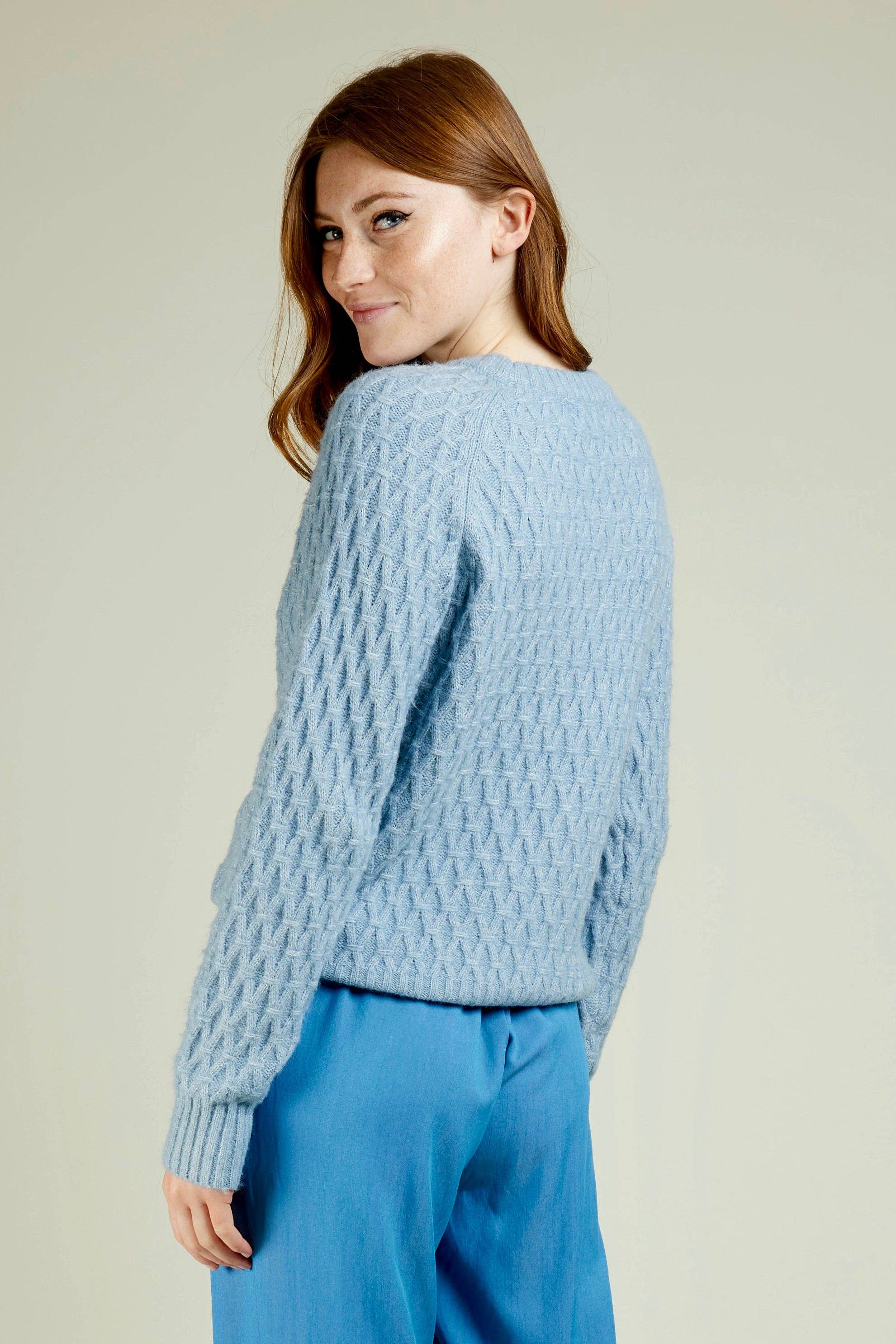 HEMEL PETRA - Trui met geometrisch patroon voor groothandel op Faire17