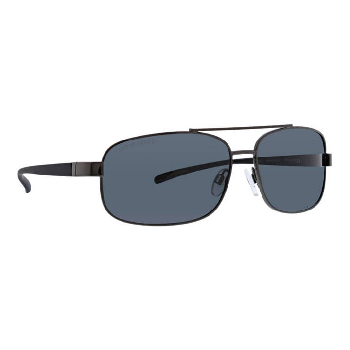Lunettes de soleil polarisées noires Huron pour la vente par Life is Good Eyewear