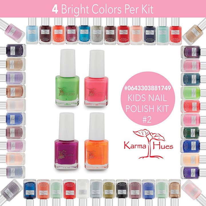 Karma Organic spa – wholesale Nail polish – Child – Set 2 Karma Kids - Nail Polish Non-Toxic amazing1