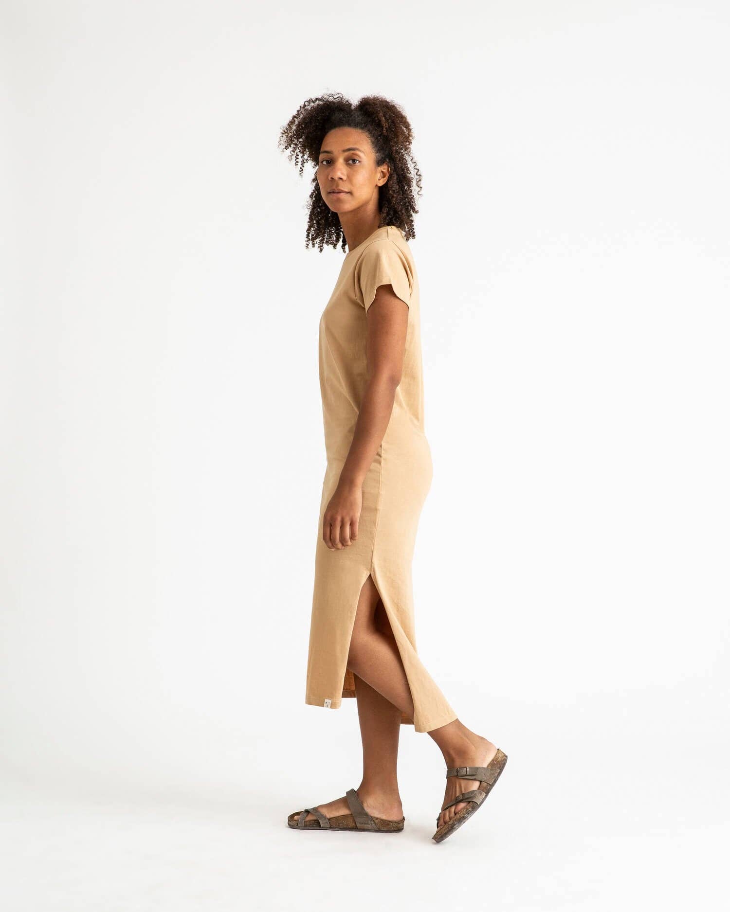 Matona - Wholesale Dress - Women's - Tee Dress camel4