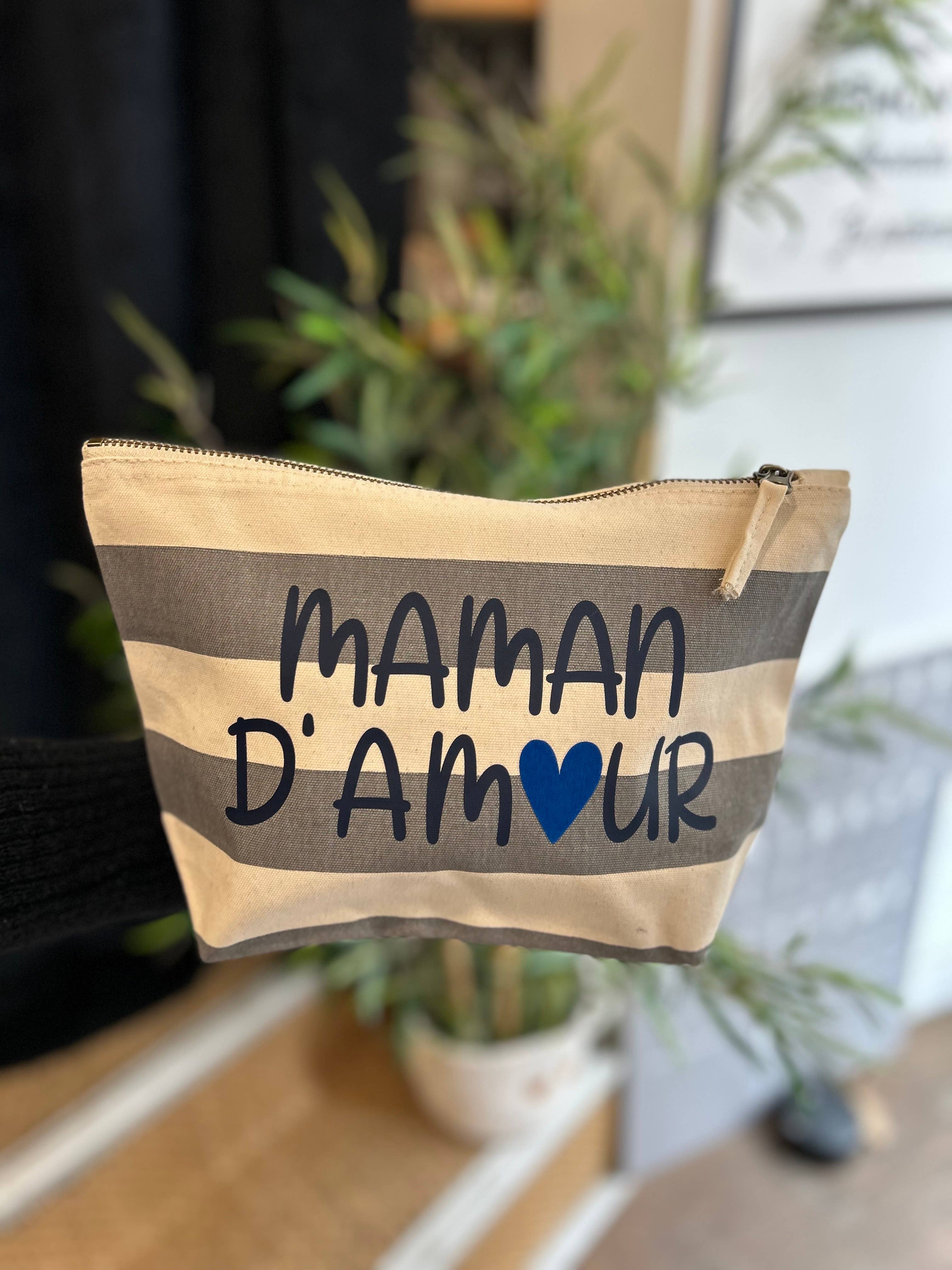 Toiles Chics - Vendita all&#x27;ingrosso Beauty case - Donna - Astuccio da toilette a righe - Collezione festa della mamma1