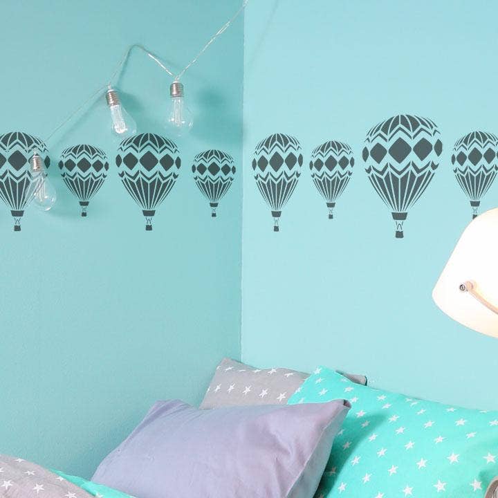 Ideal Stencils - Vente Pochoir - Pochoir Montgolfière3