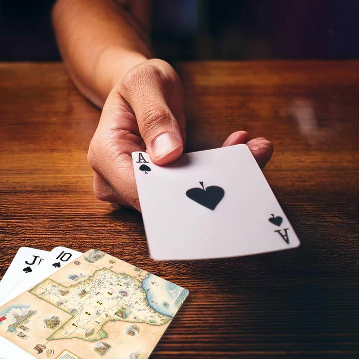 XPLORER MAPS - Wholesale Playing Cards - Texas State Map Playing Cards1