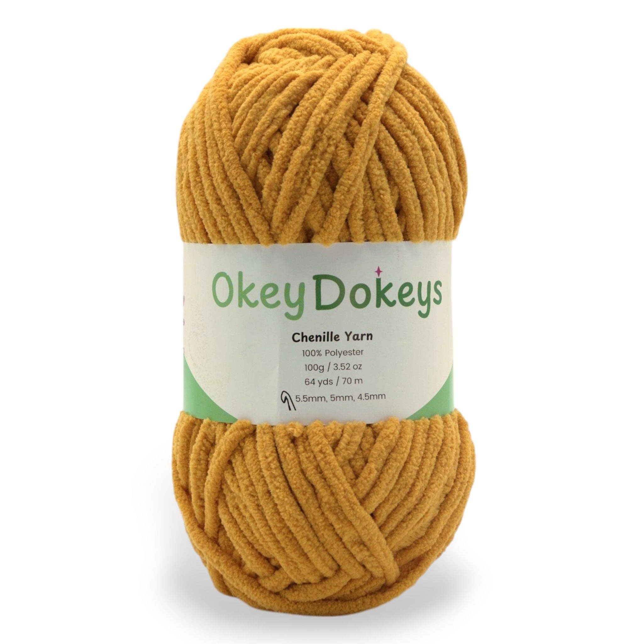 Okey Dokeys - Vente Fils à tricoter - Fil chenille - #6 Super épais - Écheveaux de 100g33