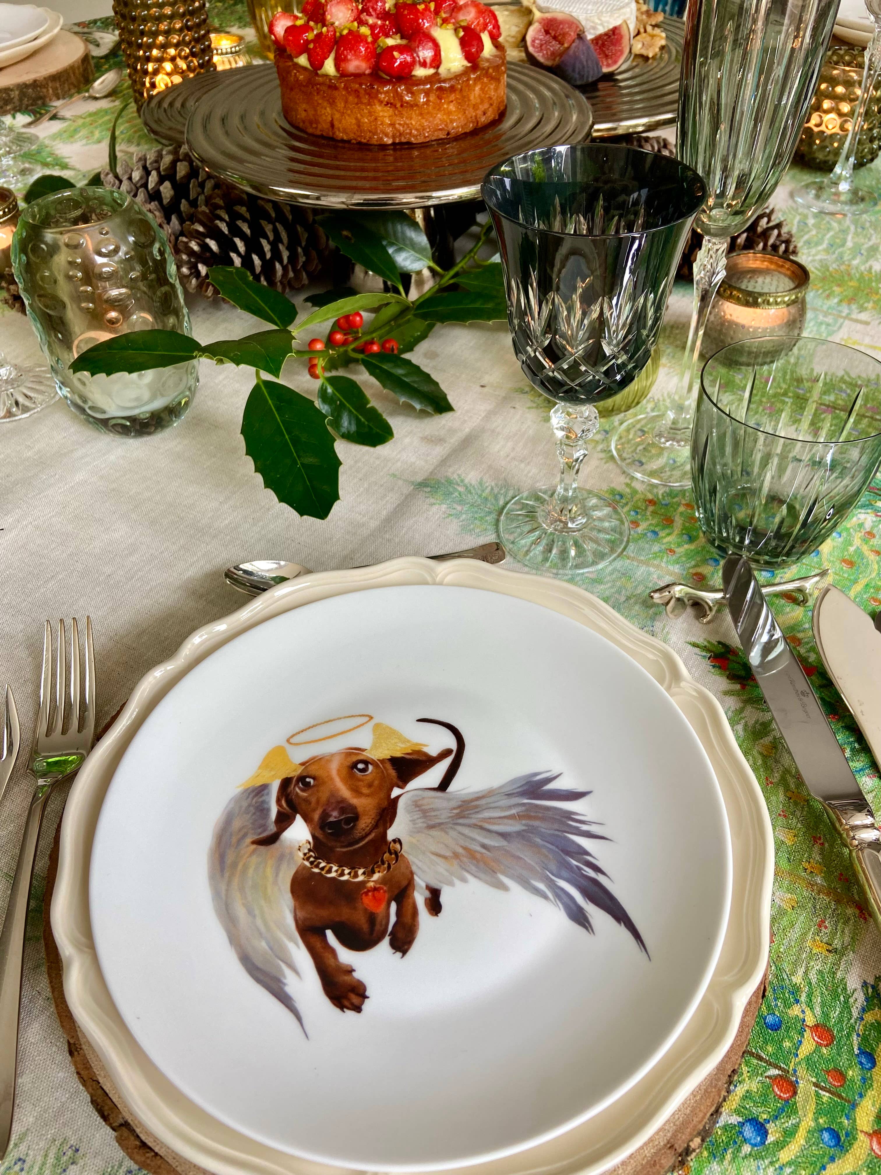 Bordy's – wholesale Tableware set – It's a wienerful Time - Set of 6 Breakfast Plates 25