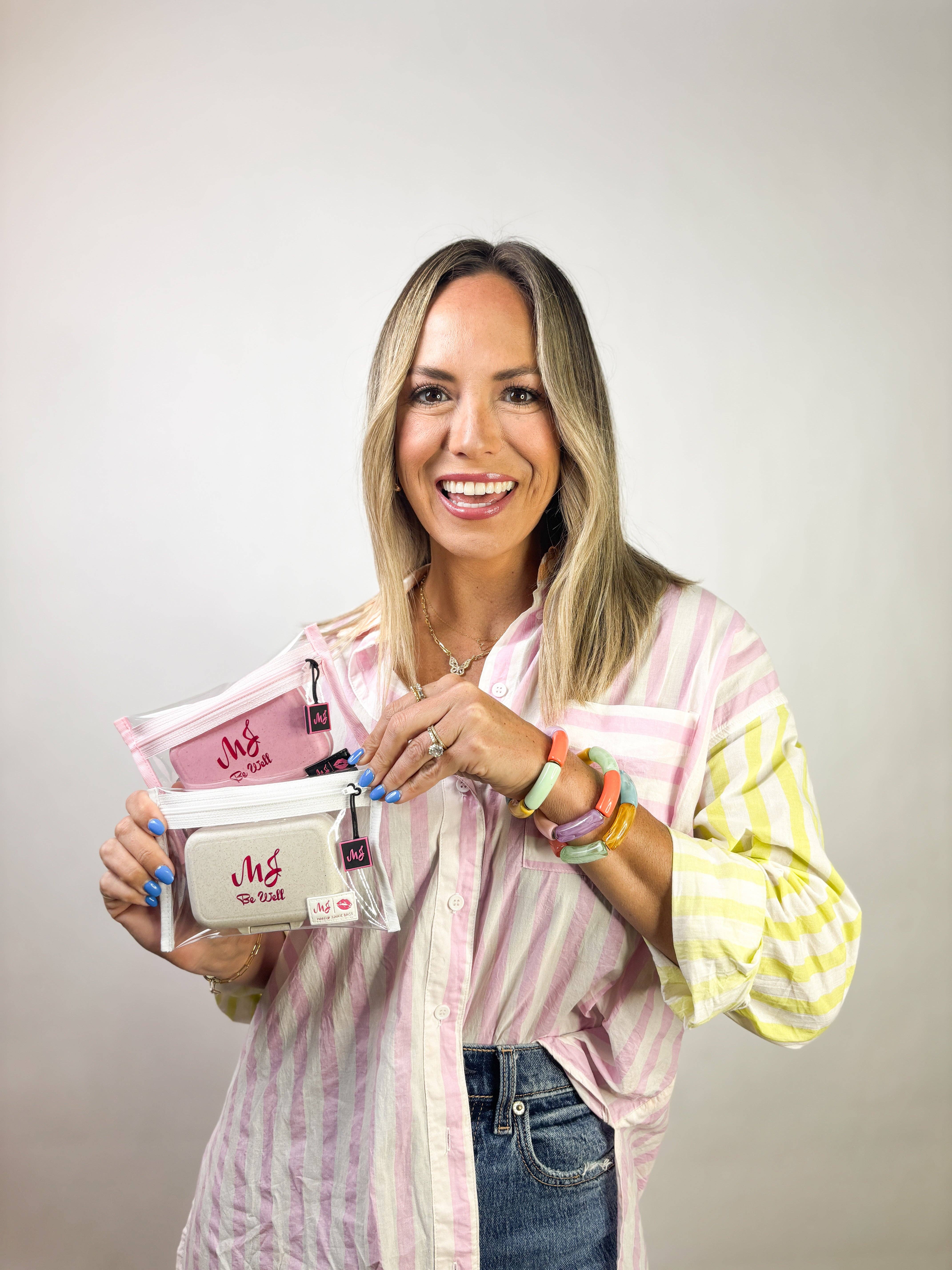 Makeup Junkie Bags - Wholesale Makeup/Cosmetic Bag - MJ Dosette Pink5