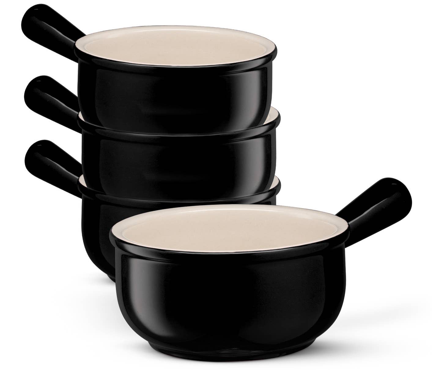 Kook - Wholesale Serve Bowl - Kook French Onion Soup Crocks, Ceramic, 18 oz, Set of 49