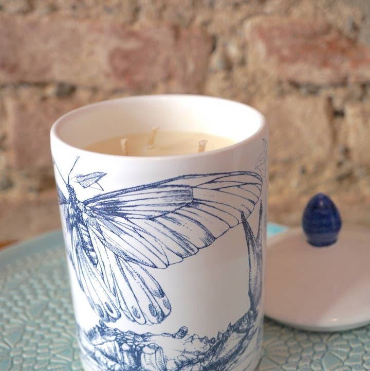 FESTINA LENTE MILANO - Wholesale Candle Holder - AD ASTRA 3-Wick Niche Scent Candle In Ceramic Vase With Lid