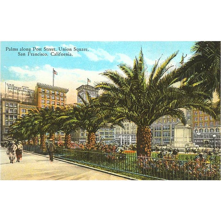 Found Image Press - Wholesale Magnet - Magnet SF-213 Union Square, San Francisco, California