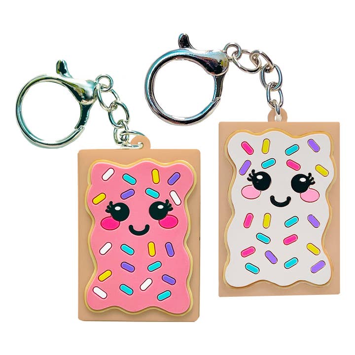 Toaster Pastry Keychain Lip Balm for wholesale by Streamline