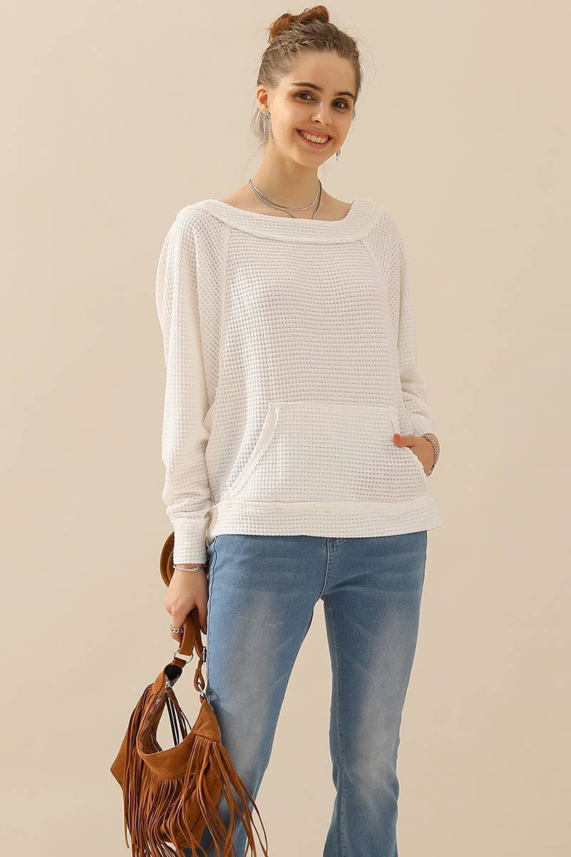 NINEXIS - Wholesale Knit Top - Women's - CWTTL723-P-M_BOAT NECK POCKETED PULLOVER SWEATER KNIT TOP6
