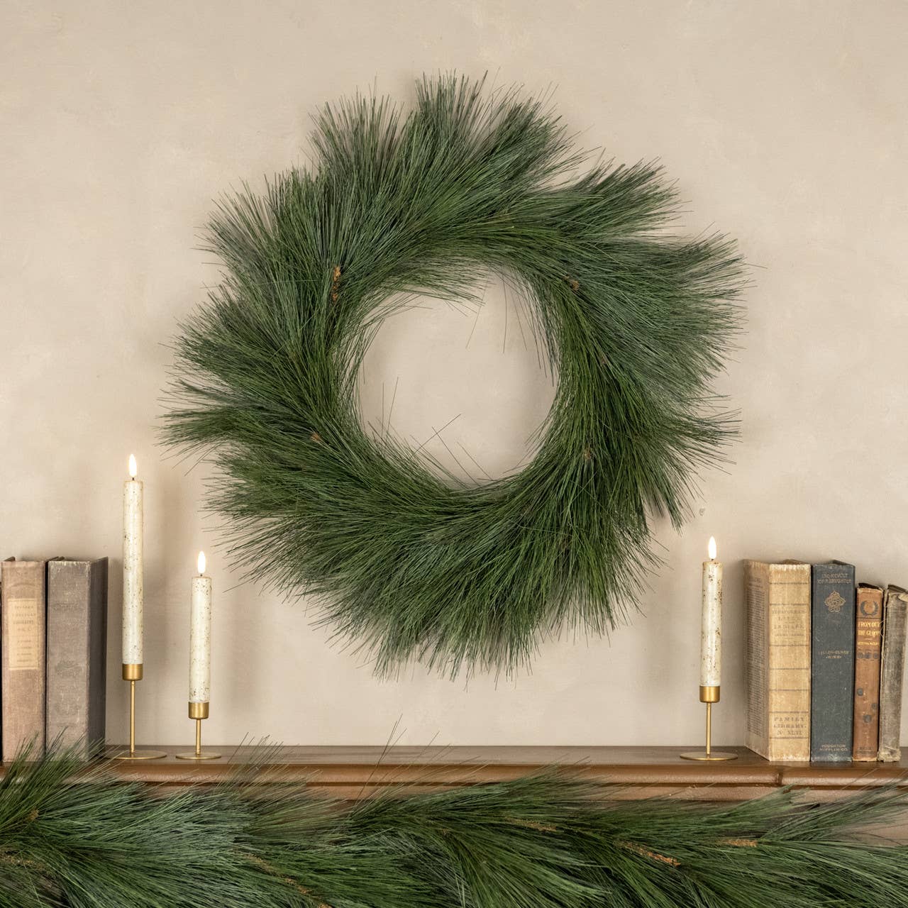 Ragon House - Wholesale Wreath - 24" PURE PINE WREATH1