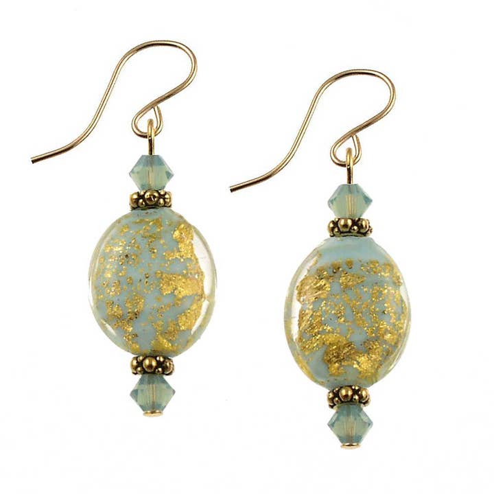 SE-441 Earring Oval Pacific Opal for wholesale by Andrea Menghetti