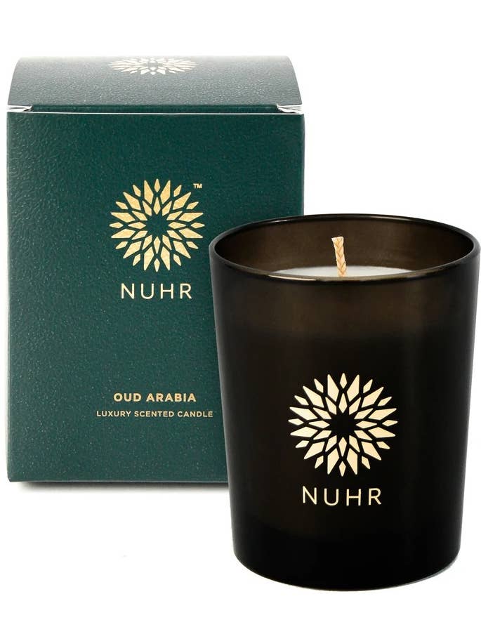 Oud Arabia Luxury Scented Candle for wholesale by Nuhr Home