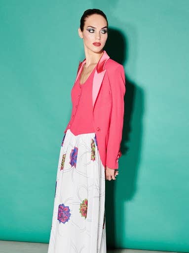 Vest i cady-stof for engroshandel hos Sartoria 74