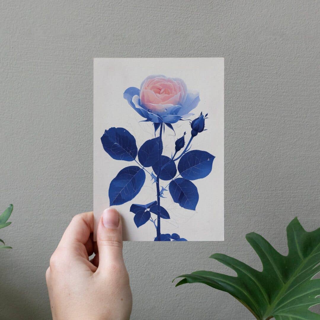 Botanopia - gifts , decor and cards for plant lovers – Engroshandel Fødselsdagskort – Rose | Hverdagskort | Fødselsdagskort med månedsblomst3