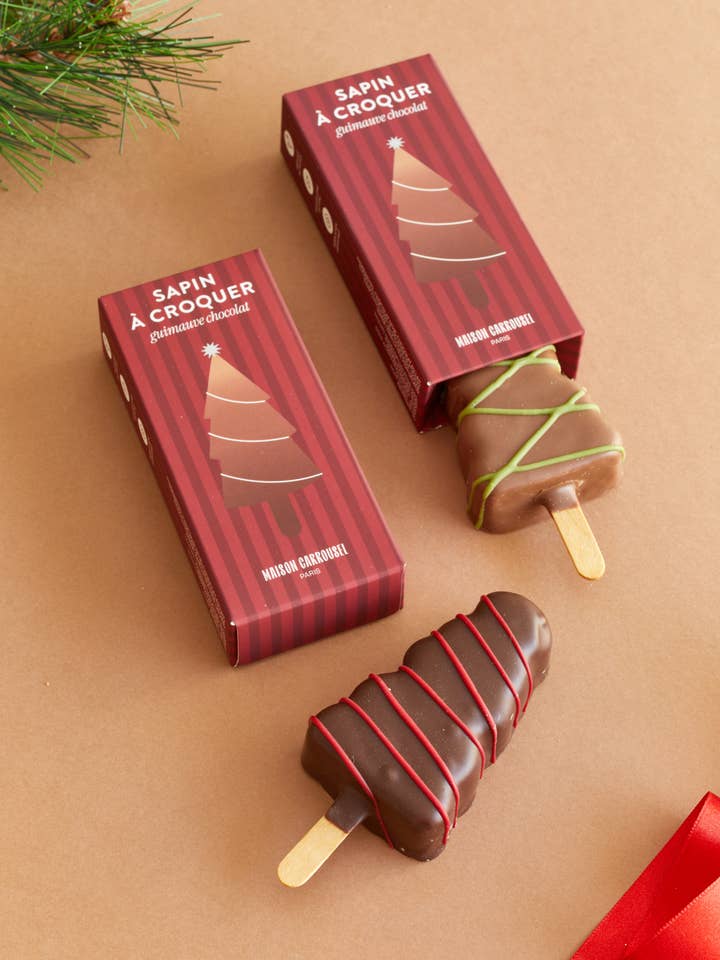 Vanilla chocolate crunchy tree for wholesale by Maison Carrousel