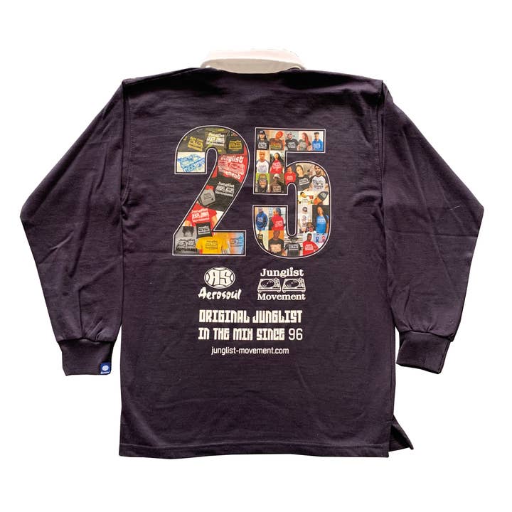 Camiseta de rugby Aerosoul Junglist Movement O.J. (azul marino) para venta al por mayor de Aerosoul Limited