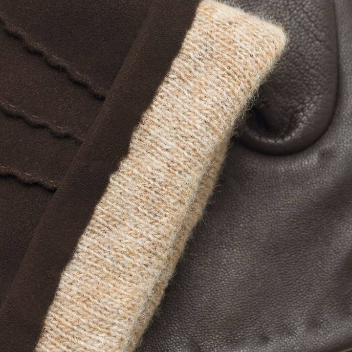 napo gloves – Großhandel Handschuhe – Herren – NapoSuede Herren-Lederhandschuhe — Kaschmirfutter mit Haptik