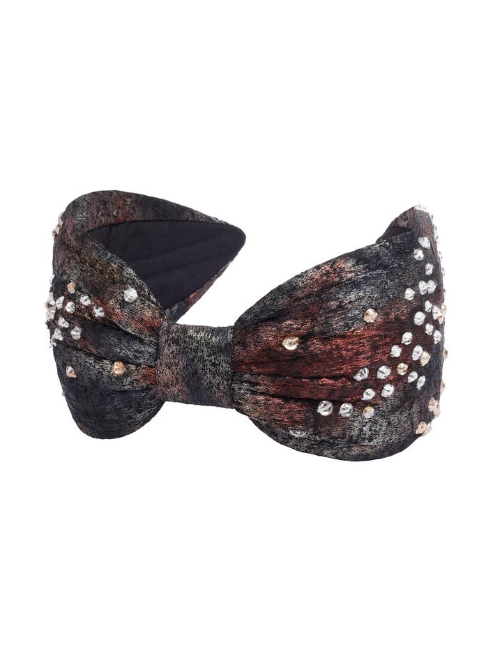 Shimmering Black Headband for wholesale by Namjosh