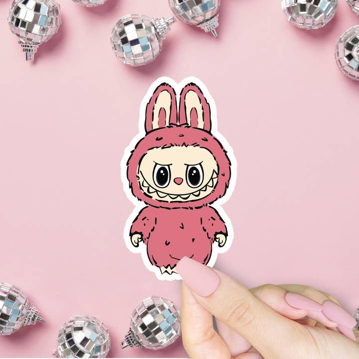 ShopSourSweetener - Wholesale Sticker - Labubu Sticker, Trinket, Just A Girl, Trendy Blind Box