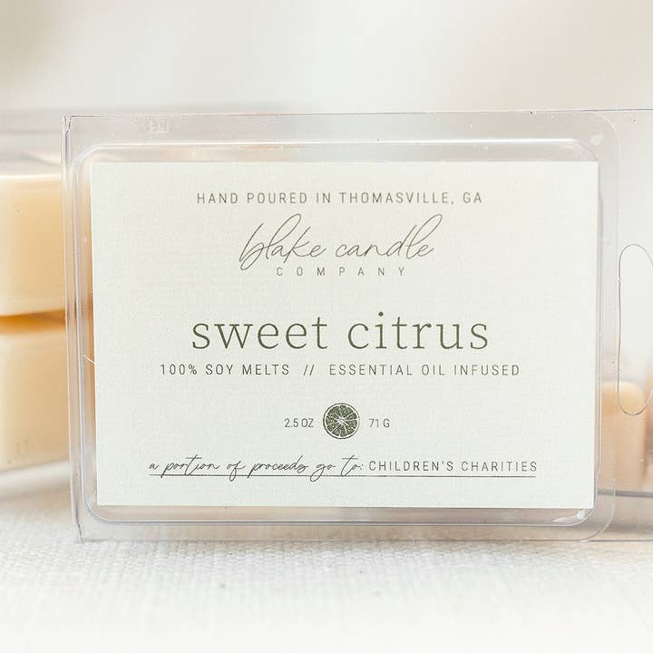Derretimento de cera cítrico doce por atacado de Blake Candle Company