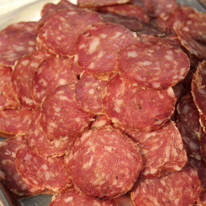 Fortuna's Sausage Co, LLC - Wholesale Salami - Finocchiona - Tuscan Salami nitrate free CASE of 12 sticks
