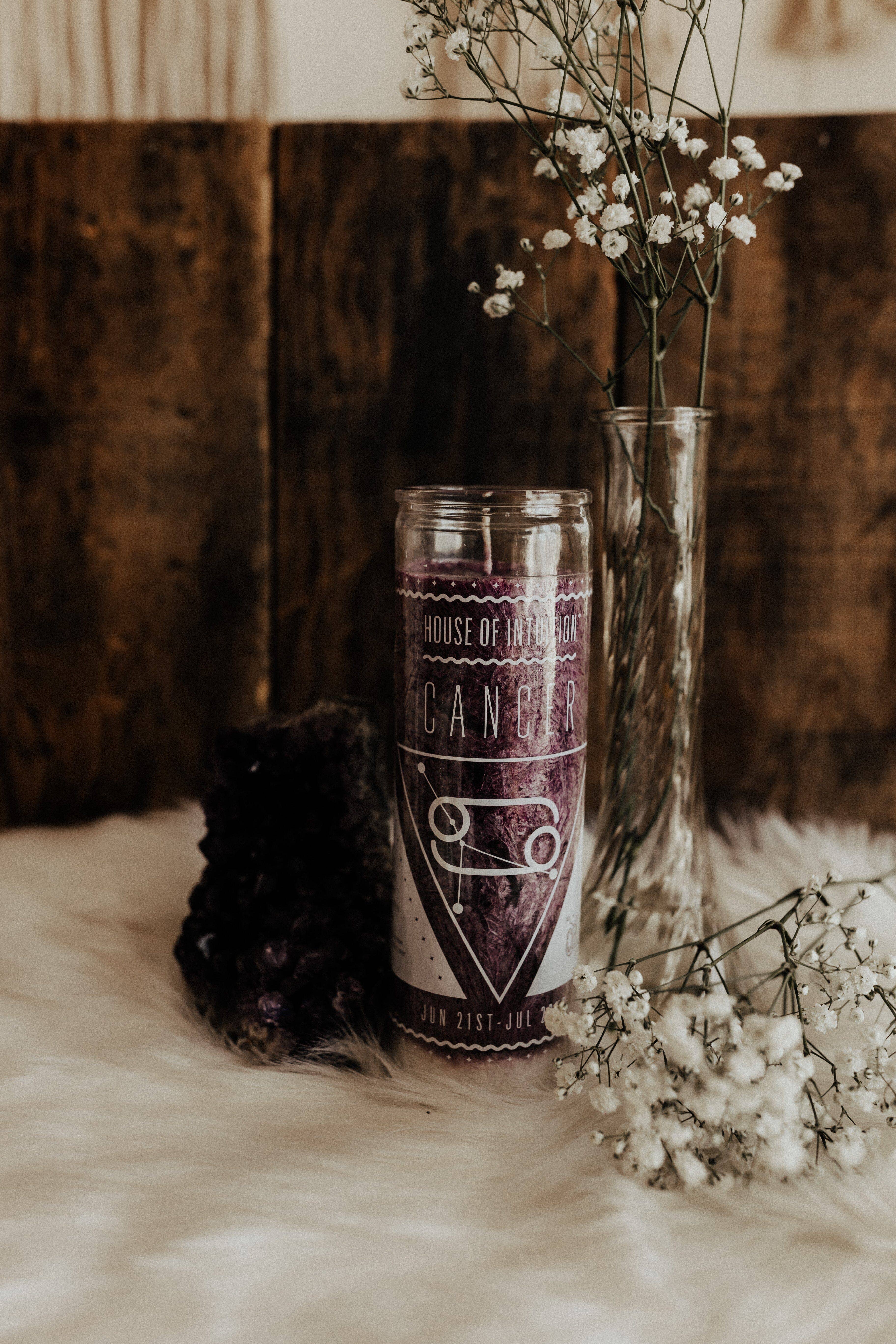 House Of Intuition - Wholesale Novelty Candle - HOI Cancer Zodiac Candle5