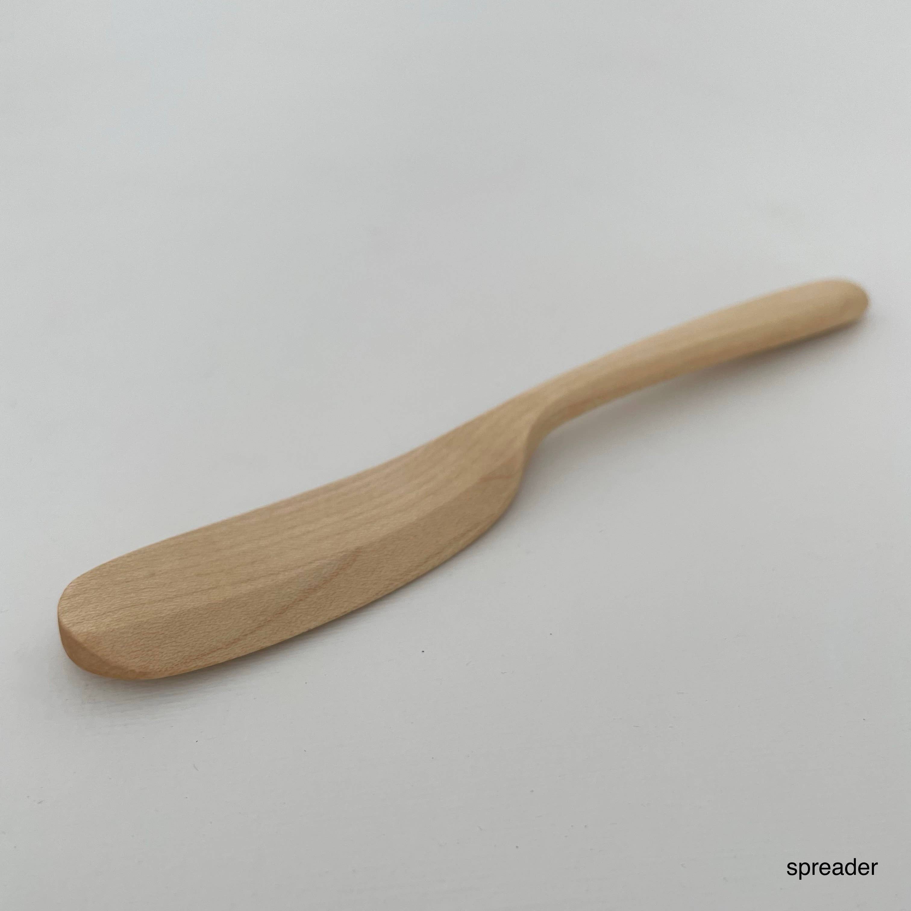 fort & field - Wholesale Serving Utensil - Handcrafted maple wood honey jam coffee scoop spoon spreader5