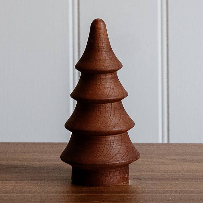 Wooden Medium Brown Christmas Tree for wholesale by We Love Seasons EU