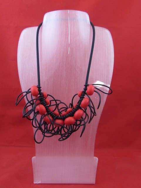 Designs by OC - Wholesale Bib Necklace - NKL 539 - C6 Edgy3