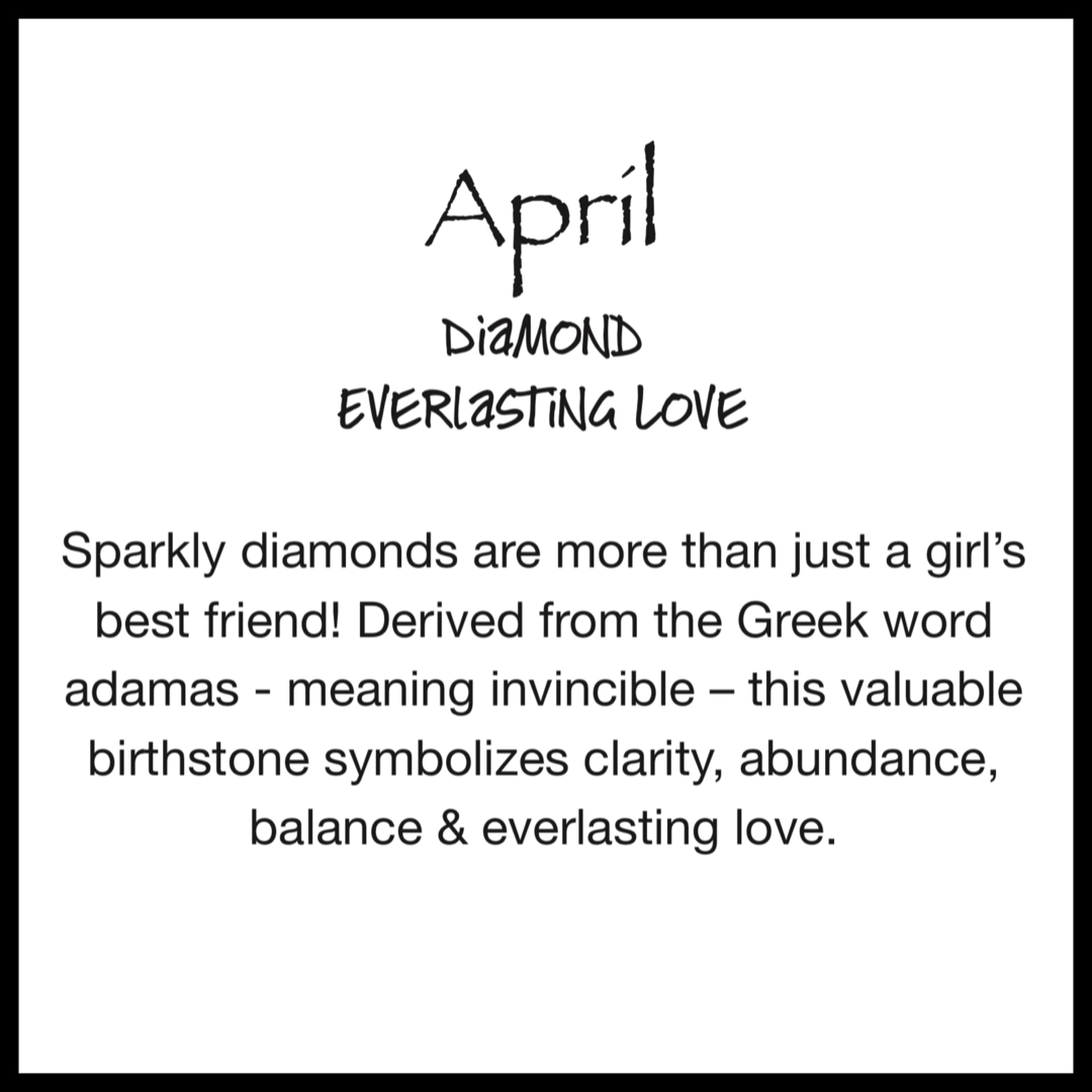 Inspired Generations - Wholesale Serving Tray - April Diamond Silver Birthstone Heart with Heart Spoon3