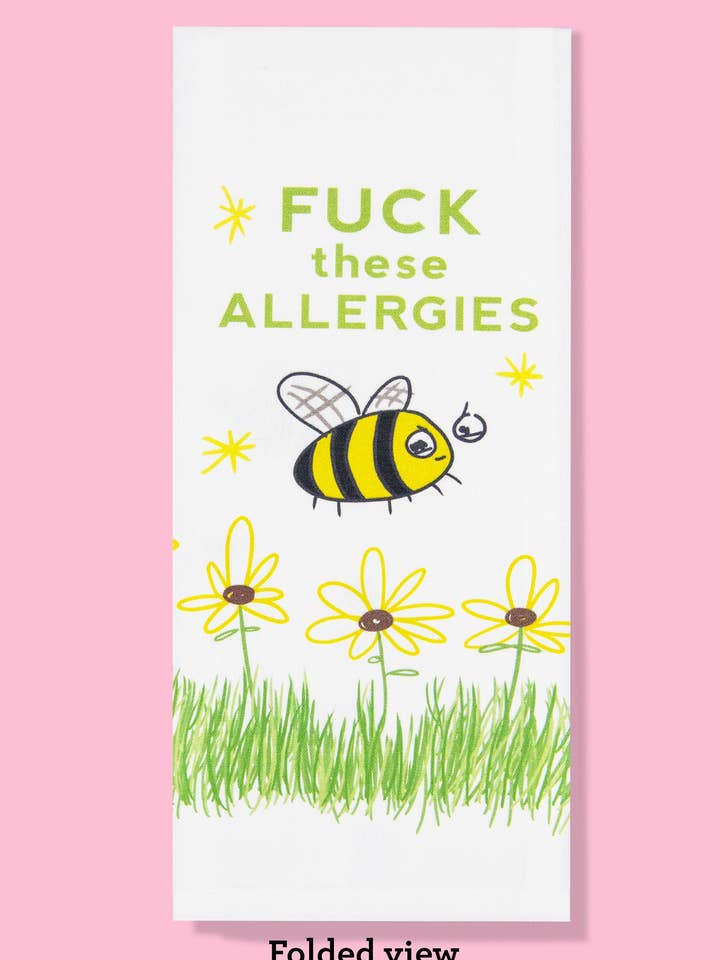 Fuck These Allergies Toalha por atacado de Bad Grandma Designs