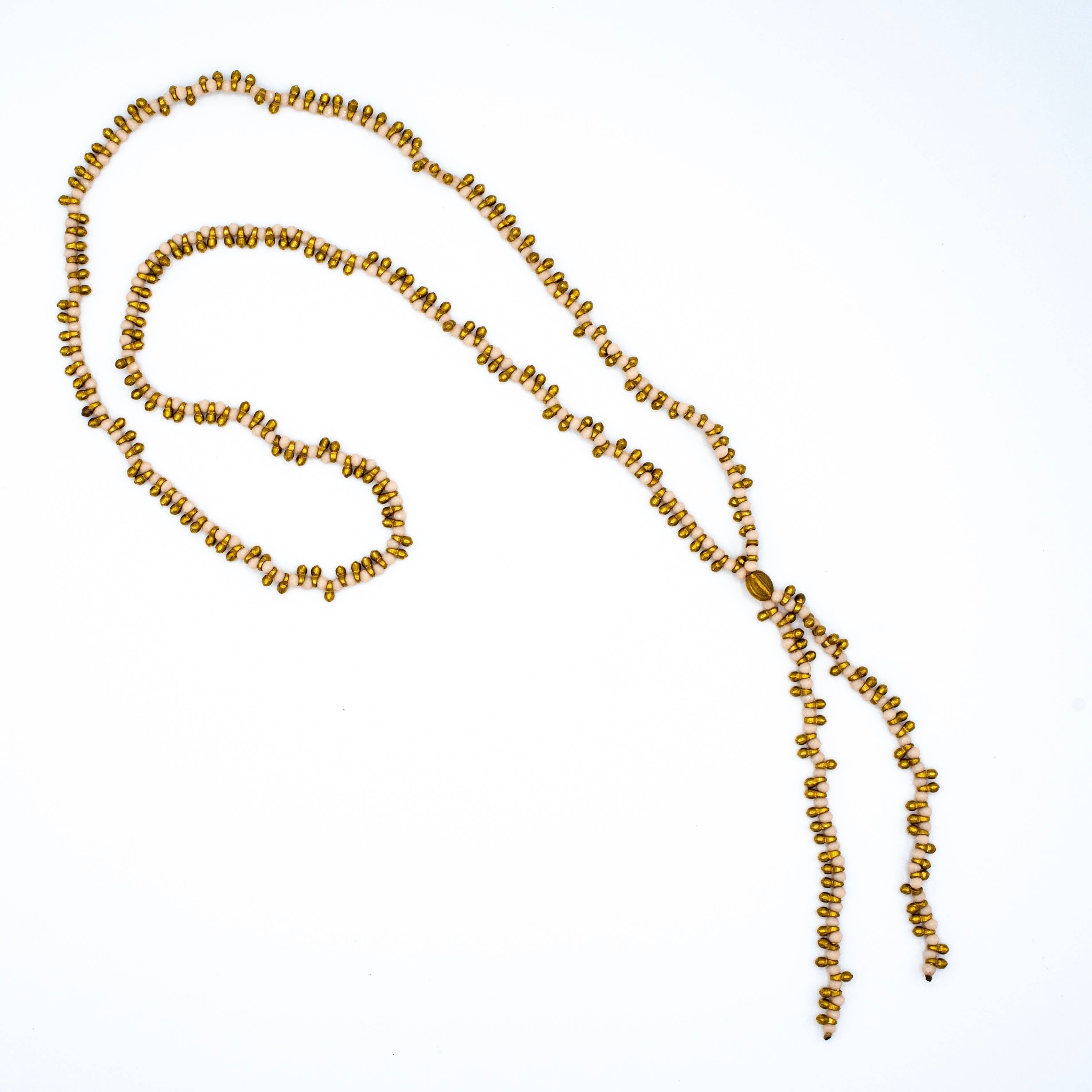 Baizaar - Wholesale Beaded/Pearl Necklace - Beaded Bolo Necklace - 4 Colors3