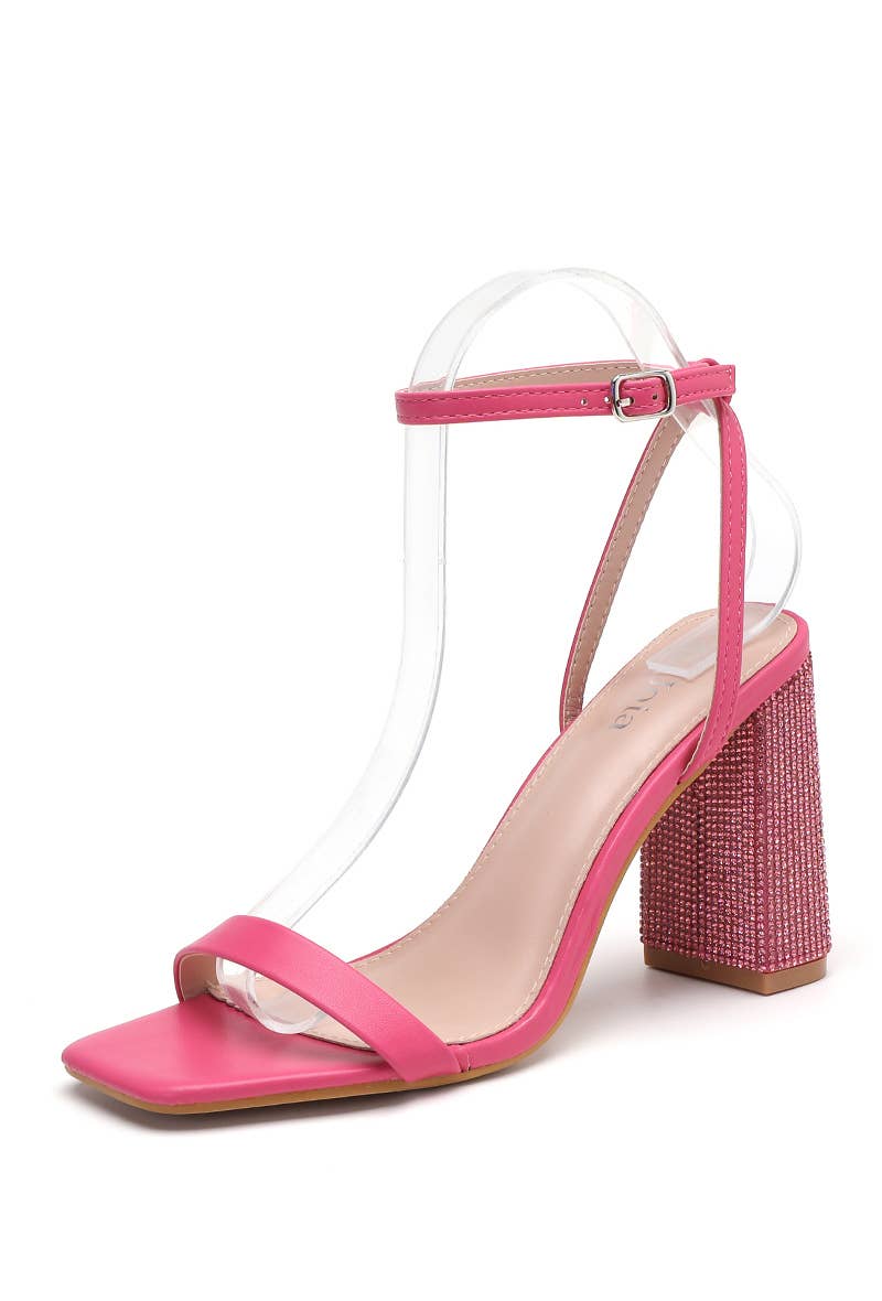 Joia Paris - Venta al por mayor Zapatos de tacón - Mujer - Sandalias con tacón y strass con correas ajustables H8-3635