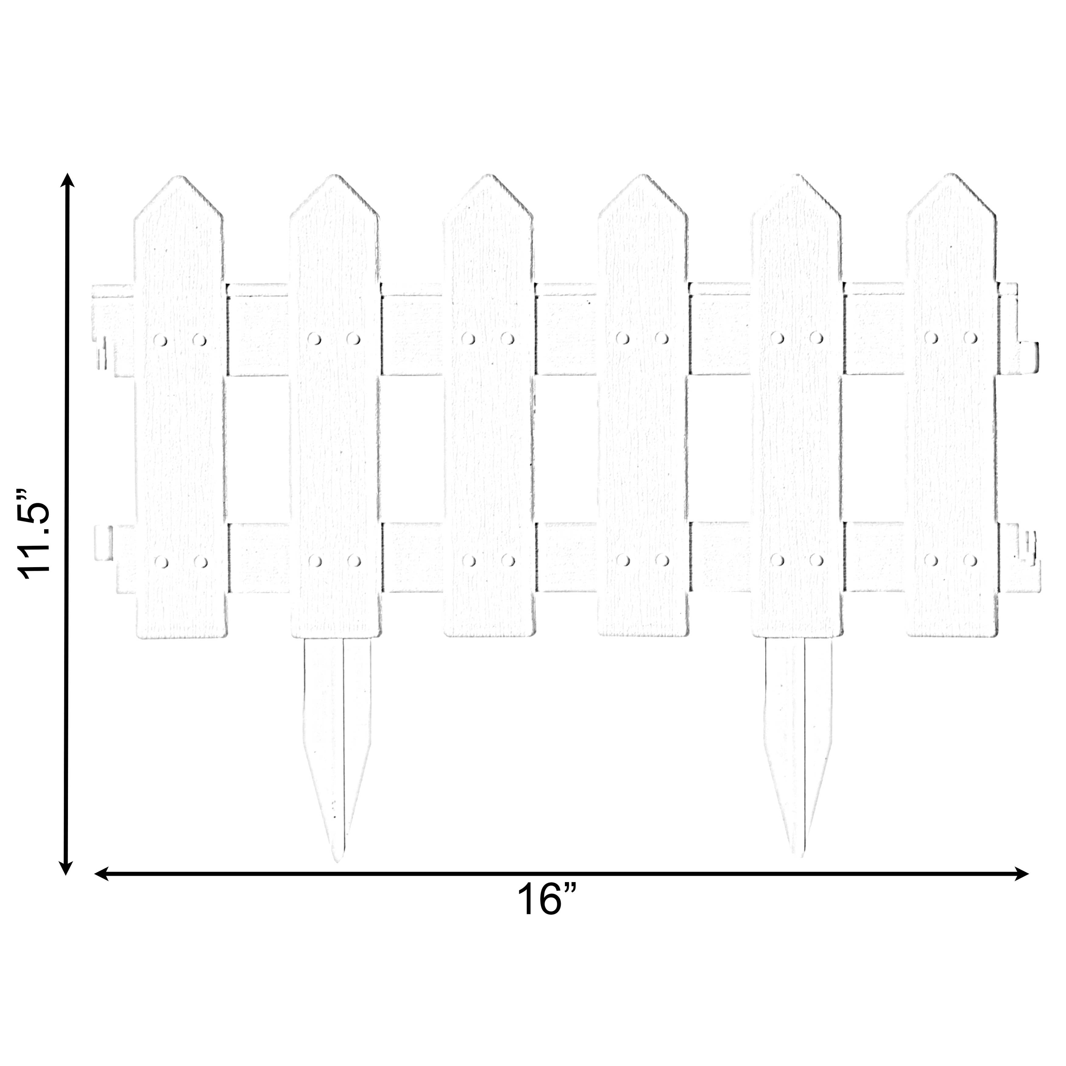 Paquet de 6 clôtures de piquet de pelouse avec bordure ornementale en vente  B2B pour votre magasin – Faire Canada