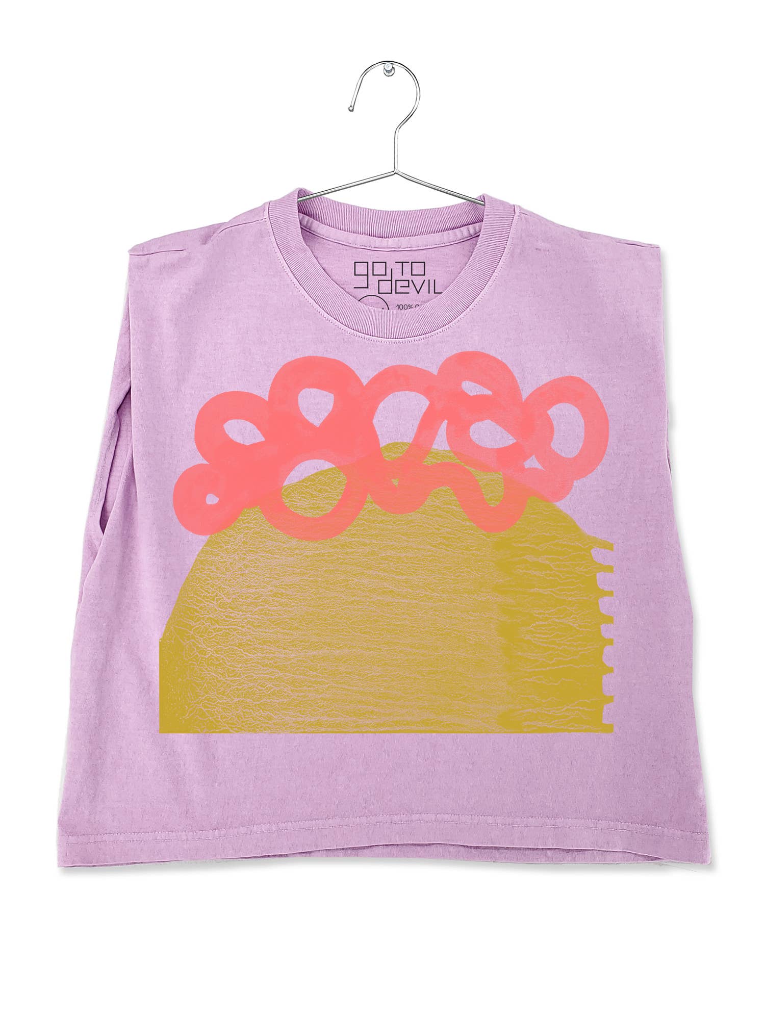 Go To Devil - Wholesale Screen Printed T-Shirt - Women's - Wander Joan Heavyweight Muscle Tee2