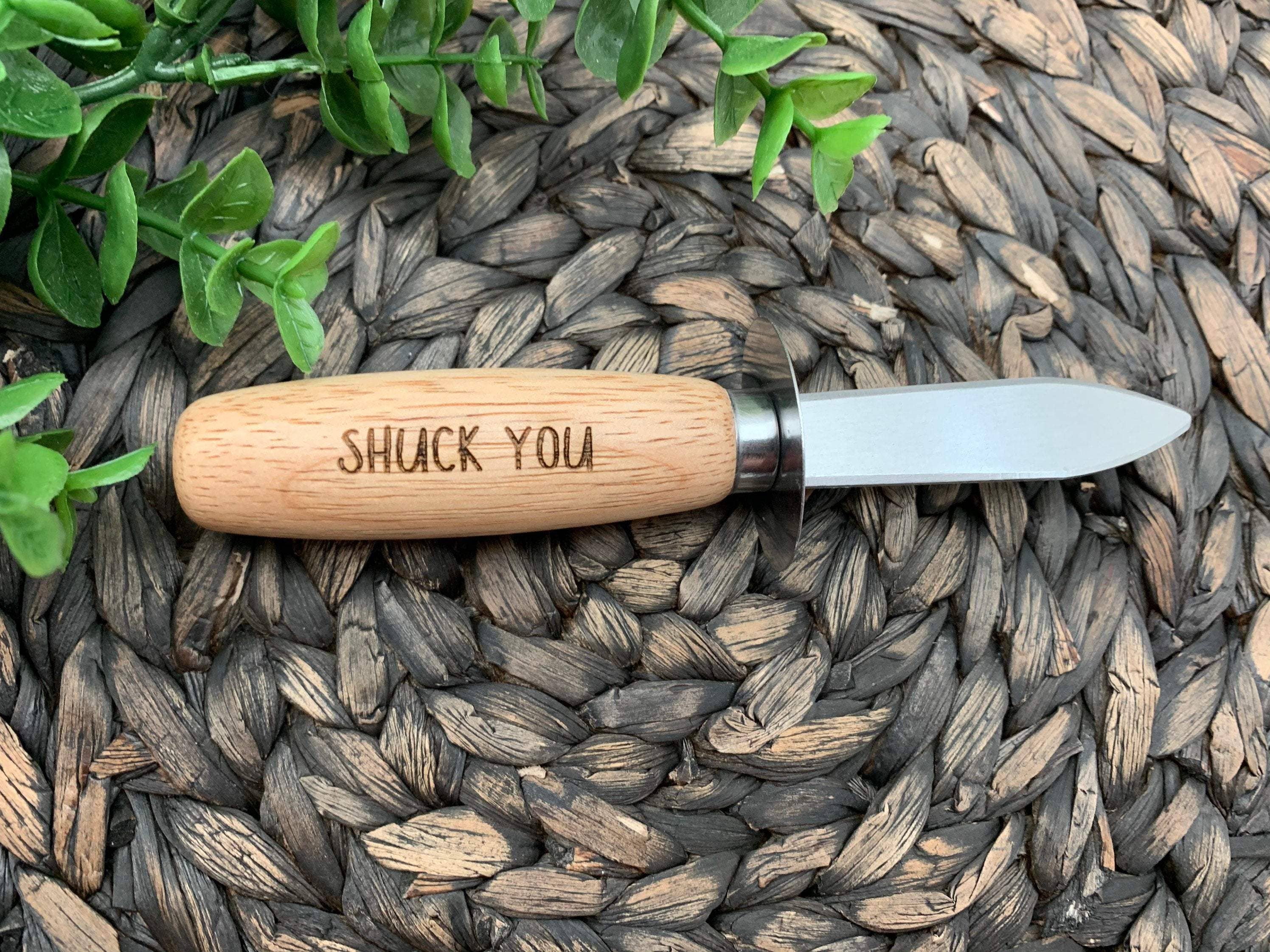 Dirty Grove by Hazel Grove Customs - Wholesale Kitchen/Utility Knife - Personalized Oyster Shucker, Engraved Oyster Shucker3