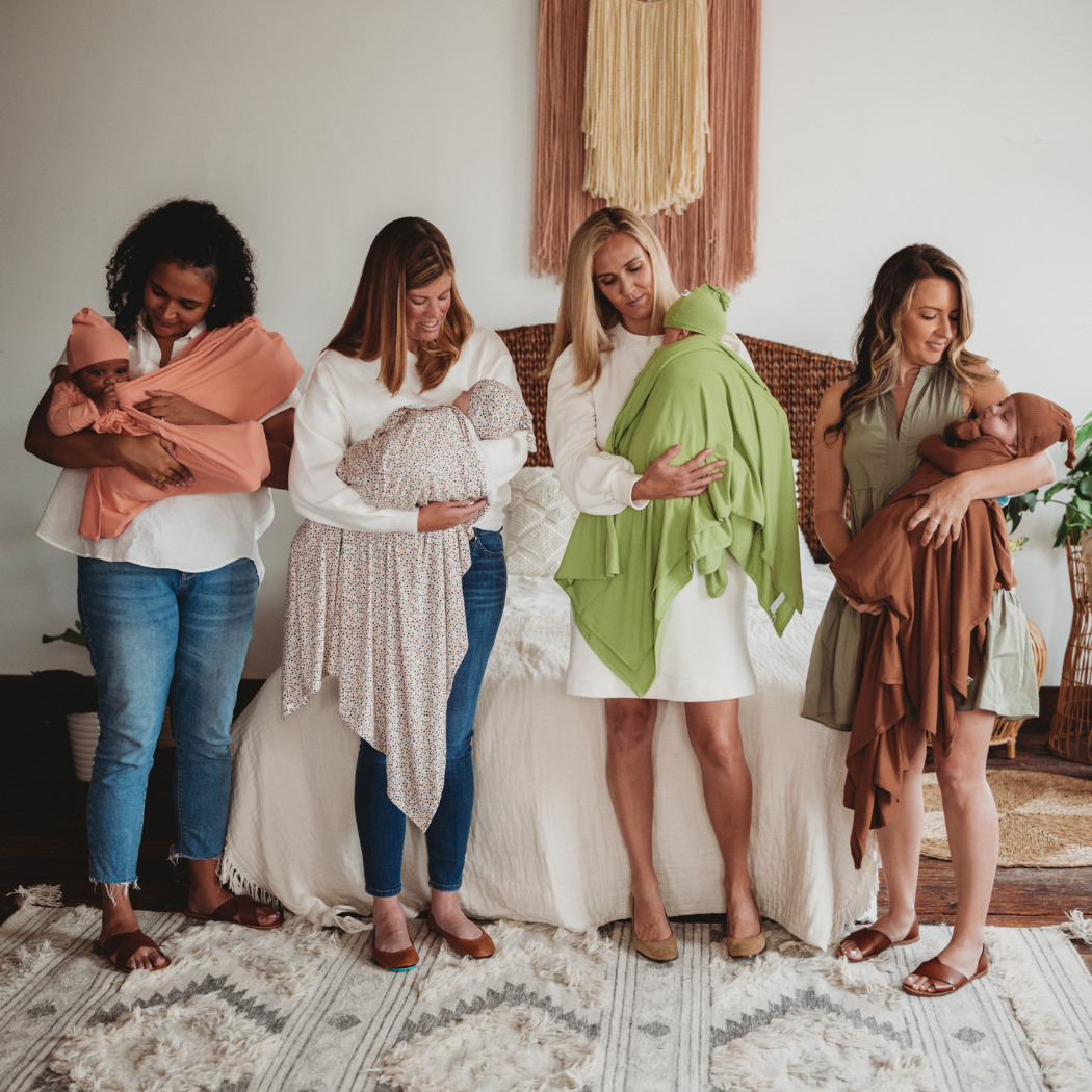 Shedo Lane - Wholesale Swaddle Set - Baby - Dappled Dot Bamboo Baby Swaddle 3 Piece Set3