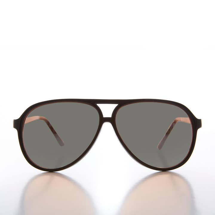 Simple Polarized Lens Aviator Sunglasses - Bedford for wholesale by SUNGLASS MUSEUM