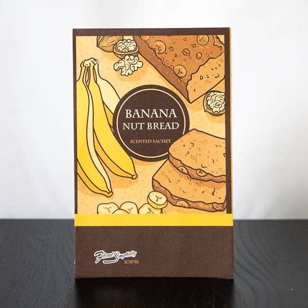 Banana Nut Bread Scented Sachet for wholesale by Floral Simplicity
