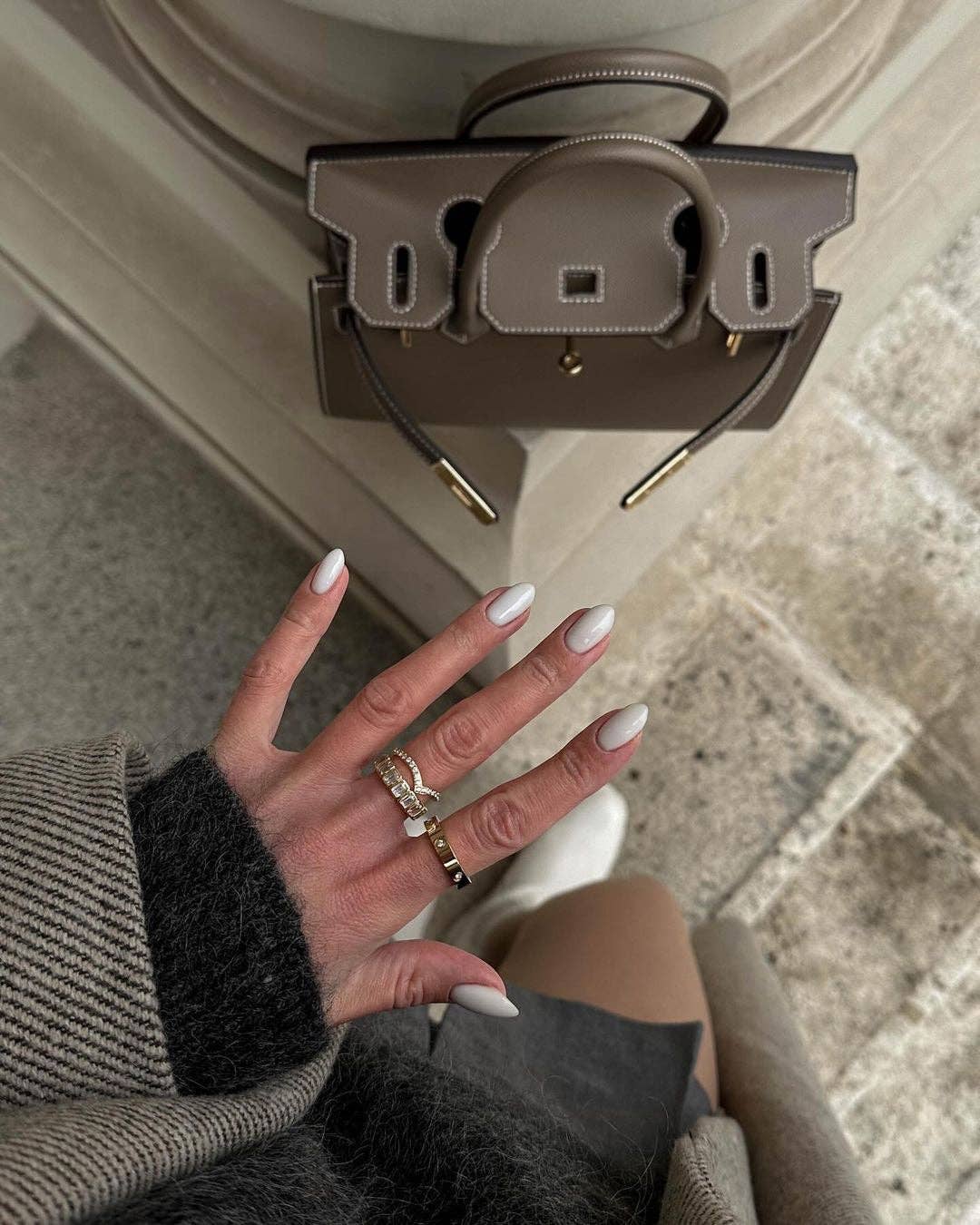 Totes Luxe UK – wholesale Top handle bag – women's – CHELSEA BAG - GREY4